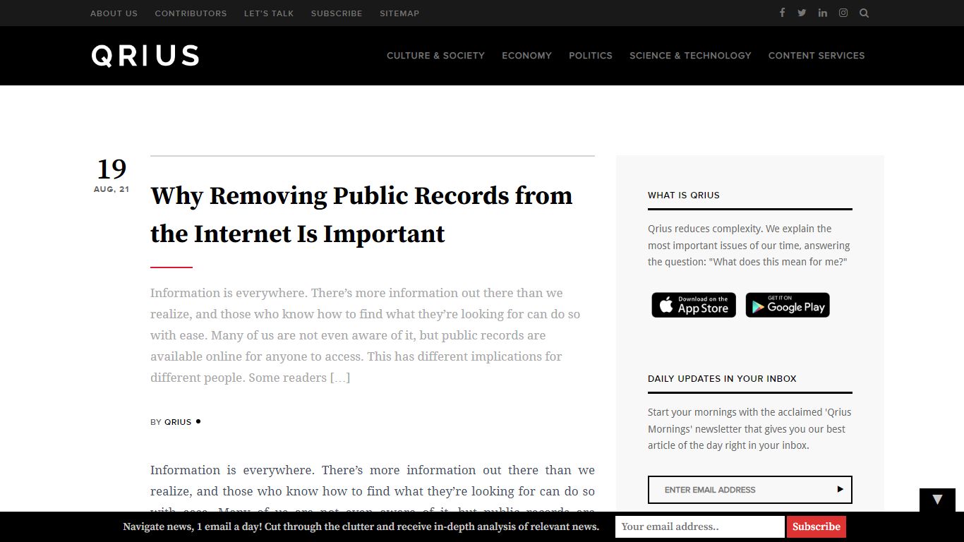 Why Removing Public Records from the Internet Is Important